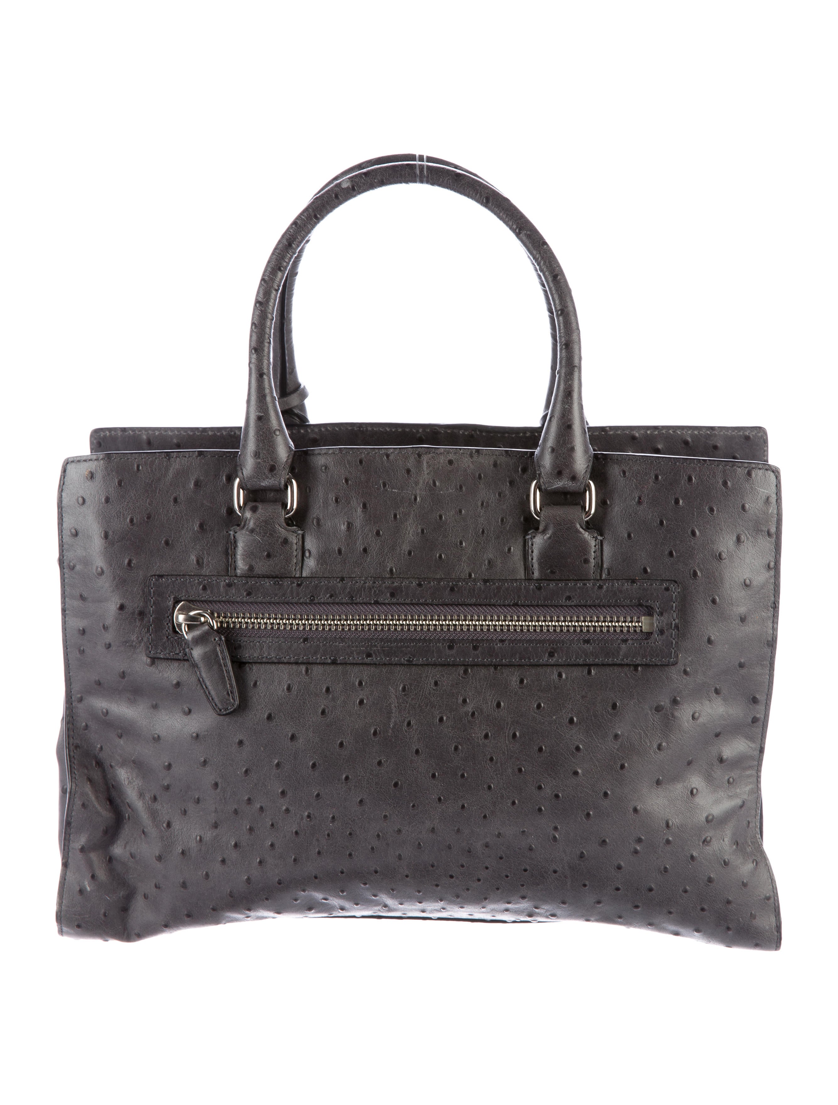 Coach Embossed Leather Tote Handbags CCH20926 The RealReal