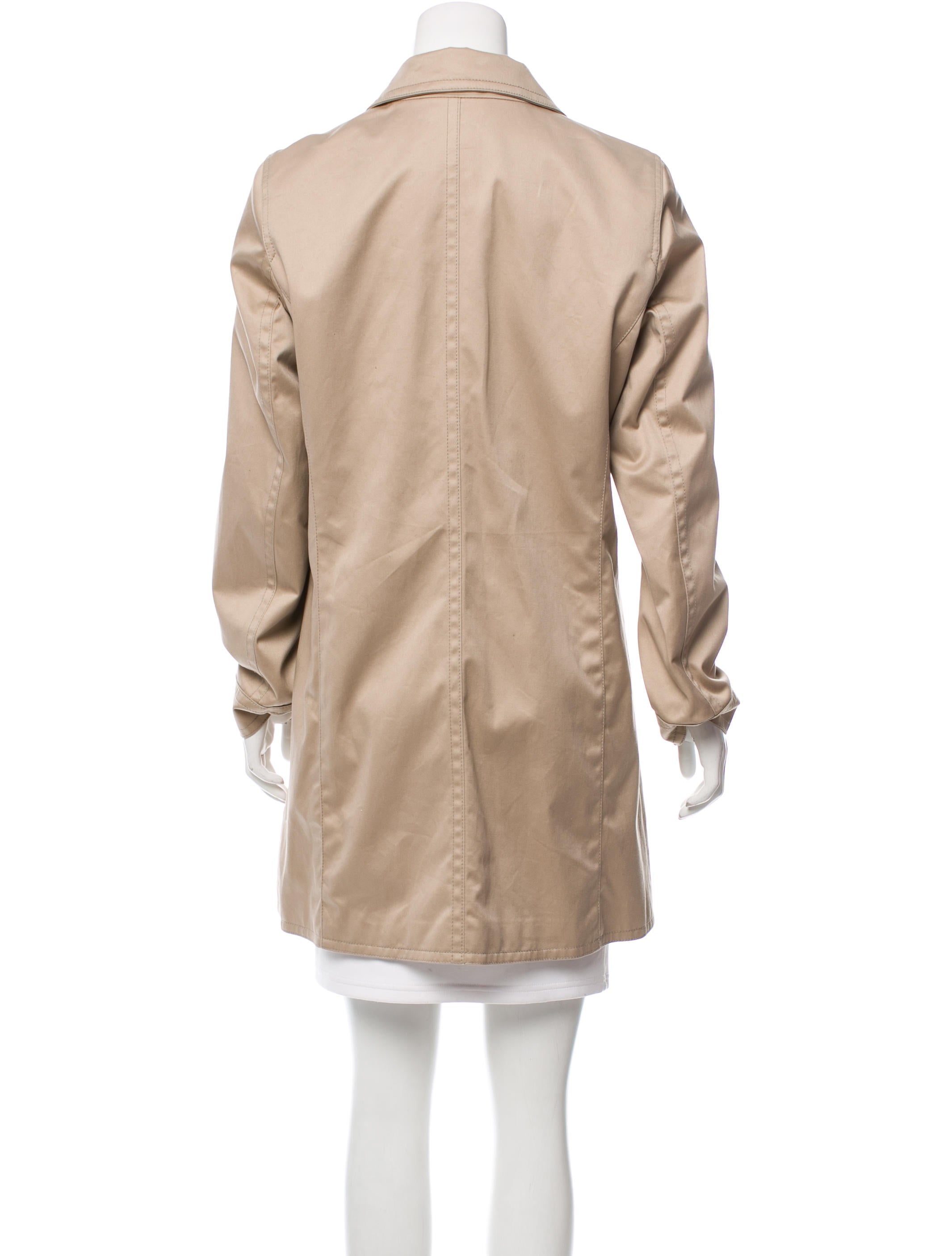 Coach ButtonUp Trench Coat Clothing CCH20946 The RealReal