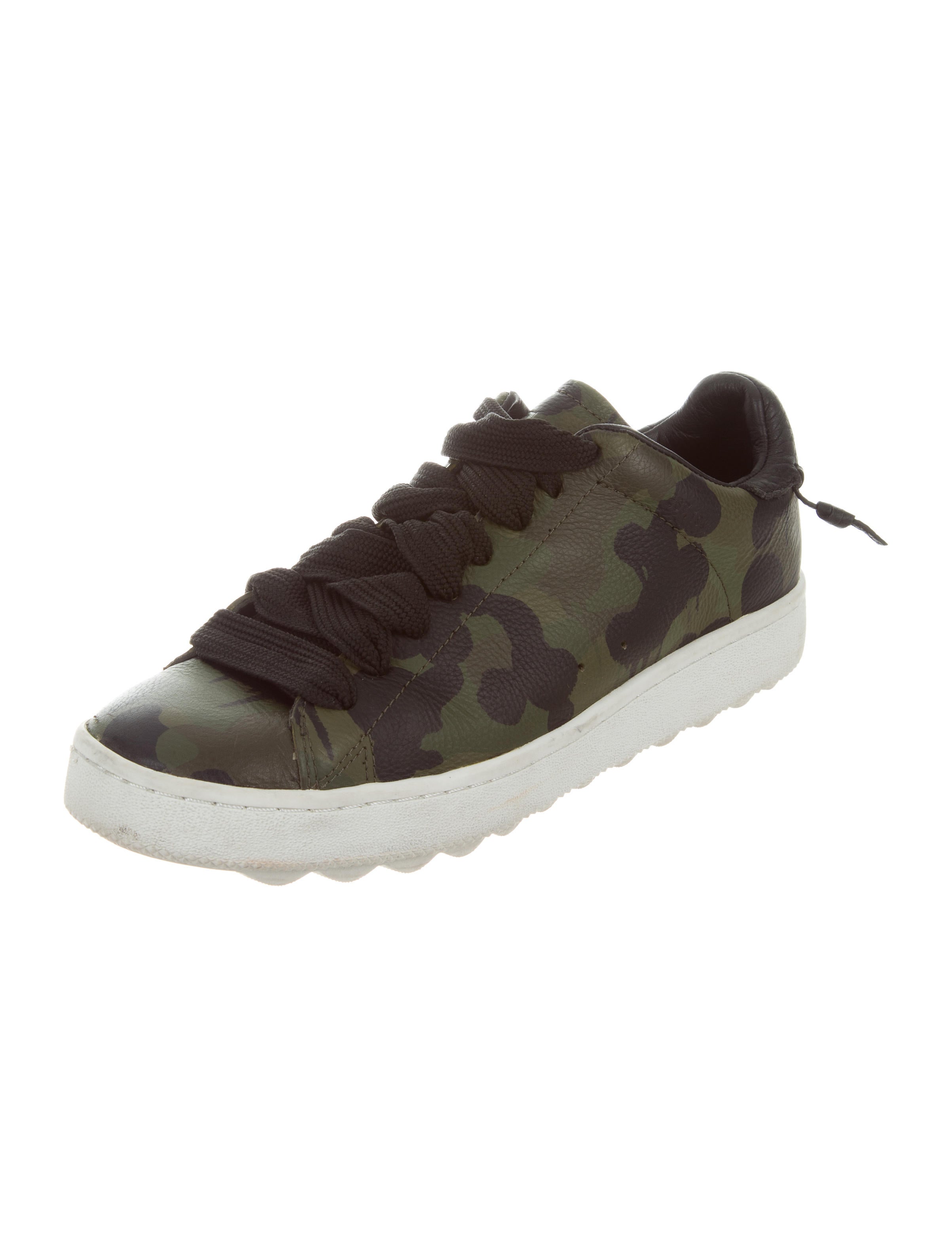 Coach Camouflage C101 Sneakers Black Sneakers, Shoes CCH21248 The