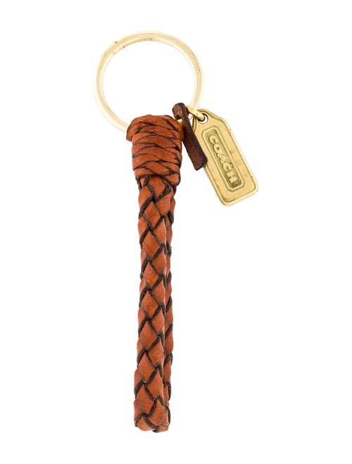 Coach Braided Leather Keychain w/ Tags Accessories CCH22416 The