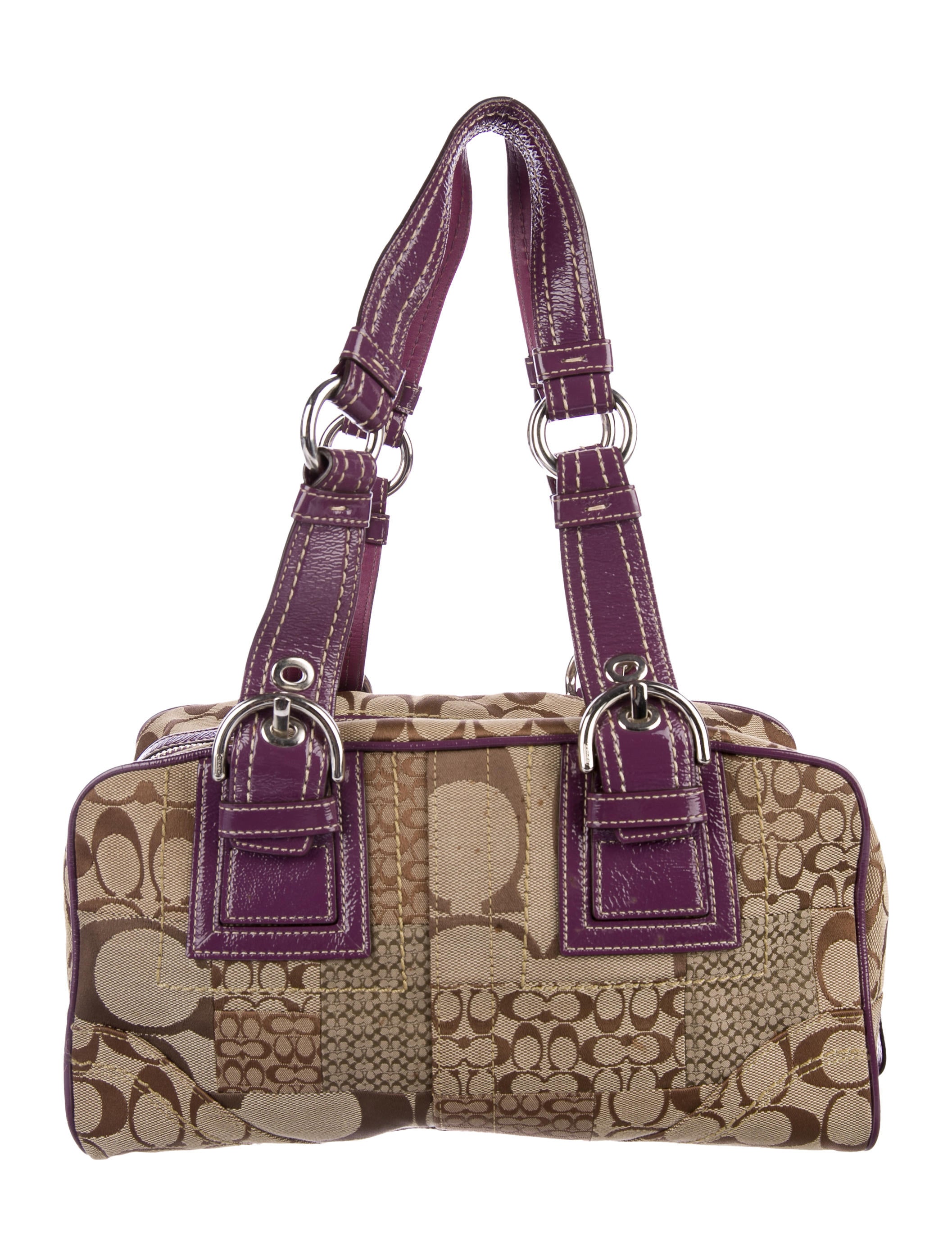 Coach Monogram Canvas Shoulder Bag Handbags CCH22839 The RealReal