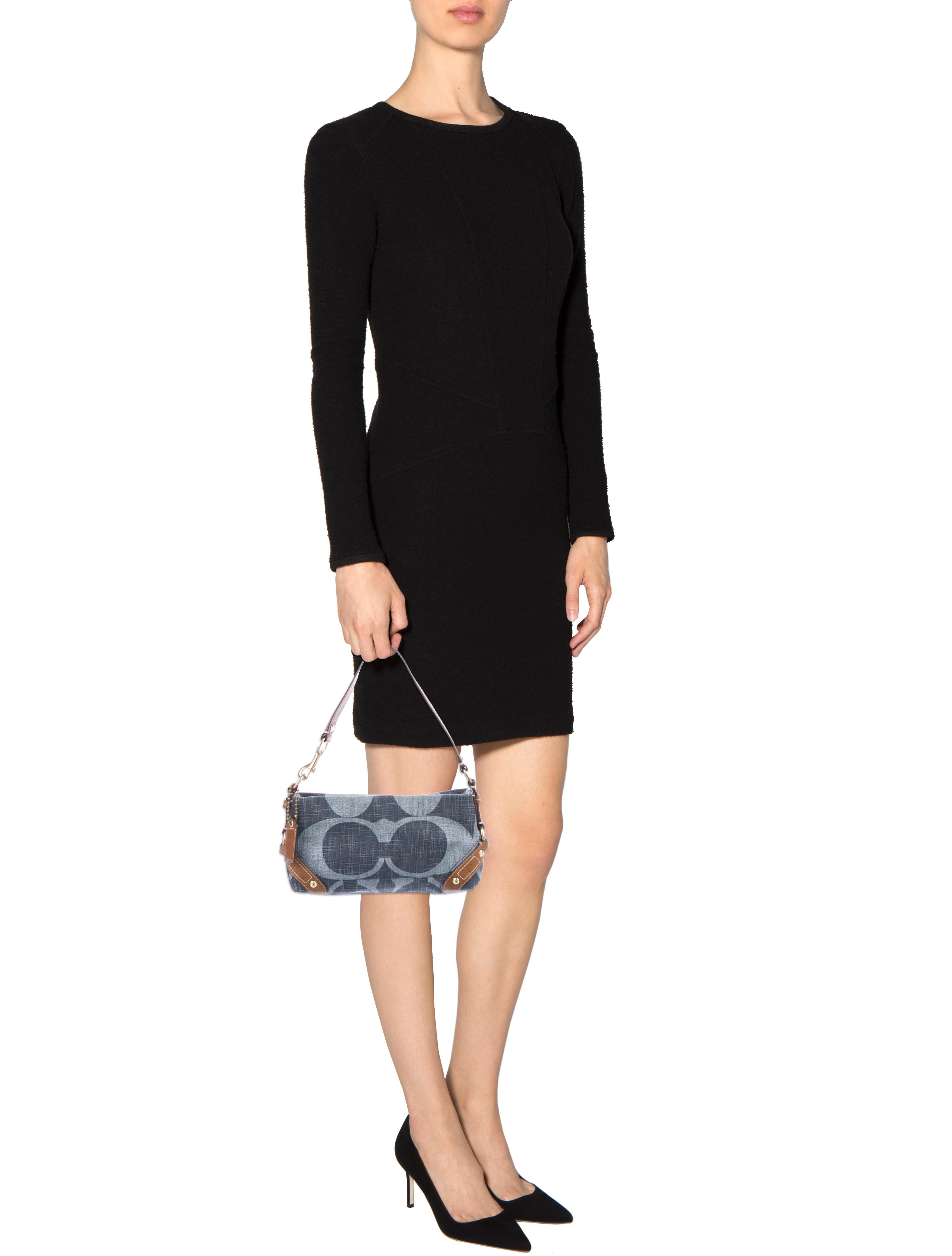 Coach Small Carly Denim Bag