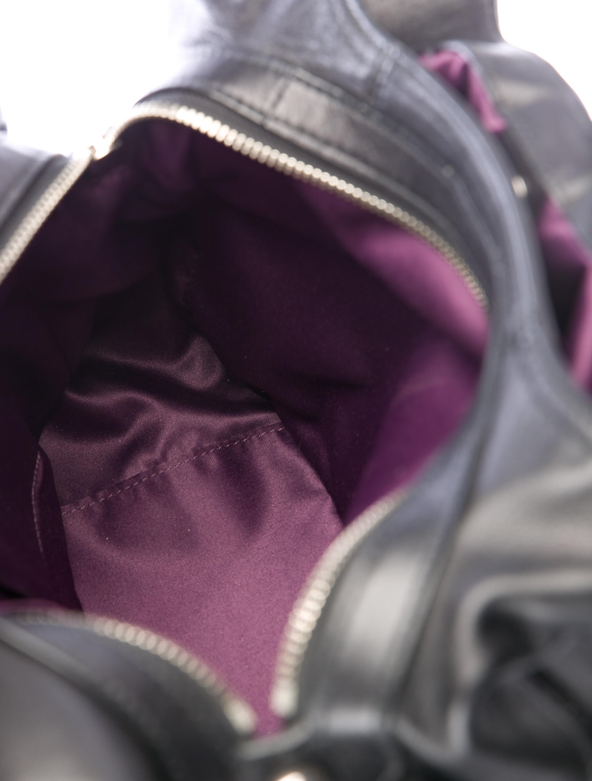 Coach Three Compartment Leather Shoulder Bag