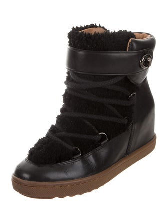 Coach Monroe Shearling Ankle Boots