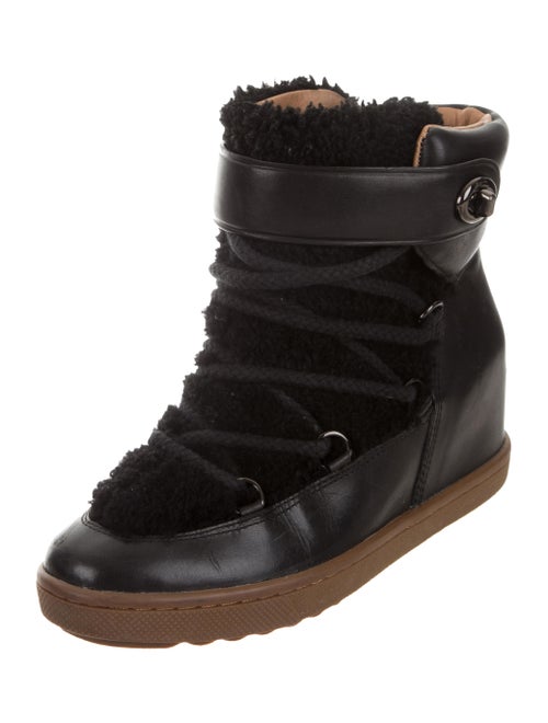 Coach Monroe Shearling Ankle Boots