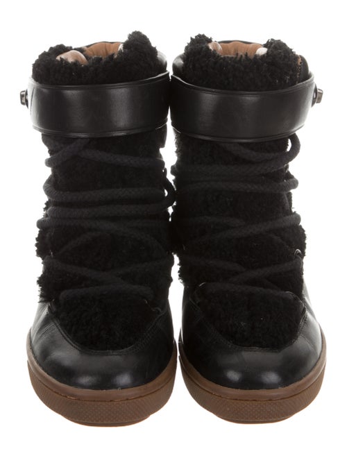 Coach Monroe Shearling Ankle Boots