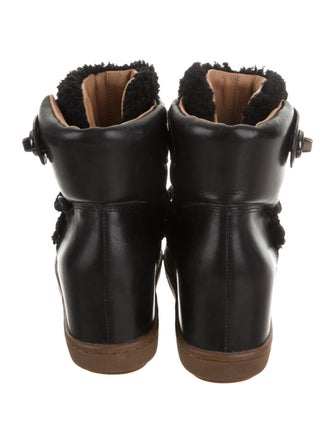 Coach Monroe Shearling Ankle Boots