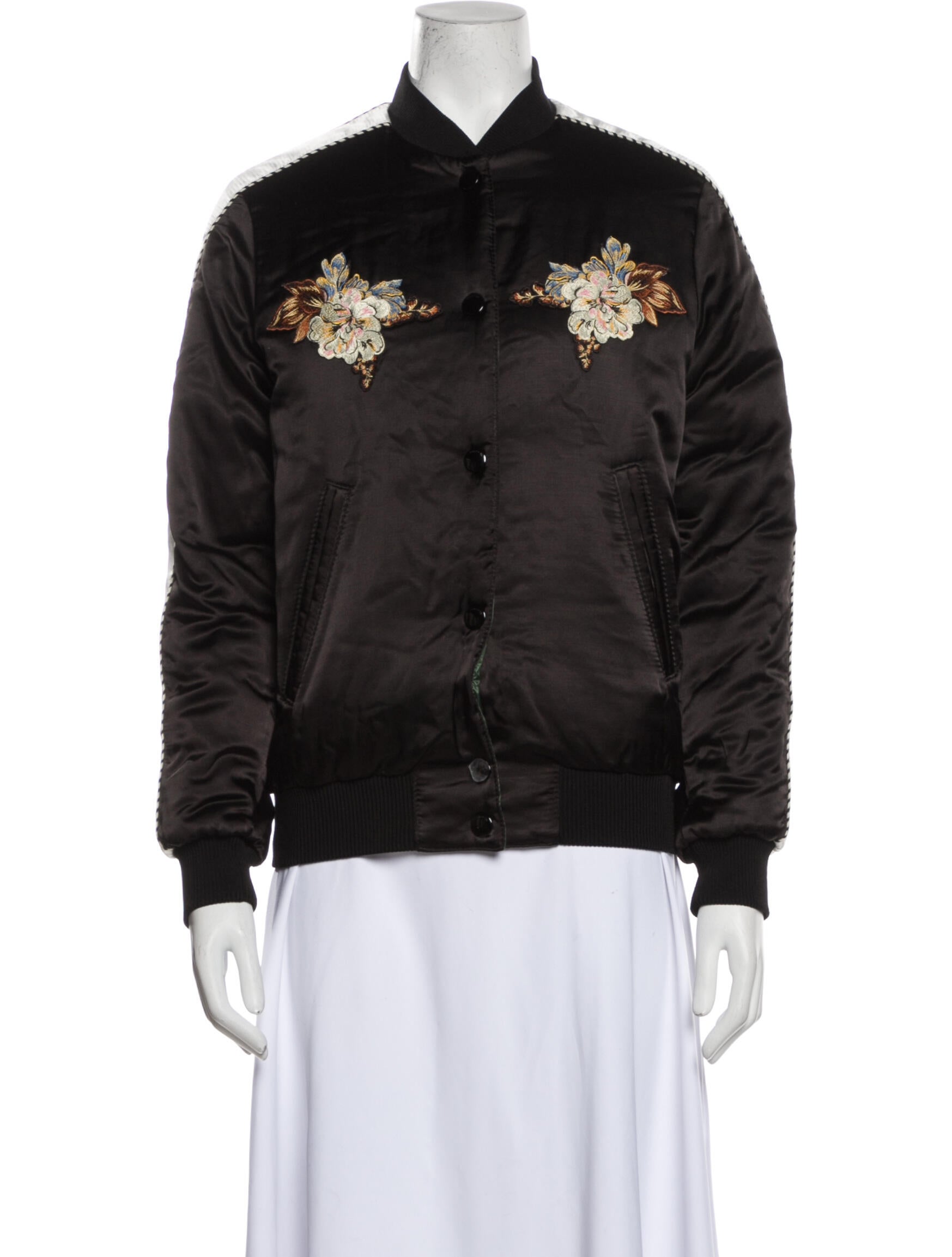 coach floral jacket