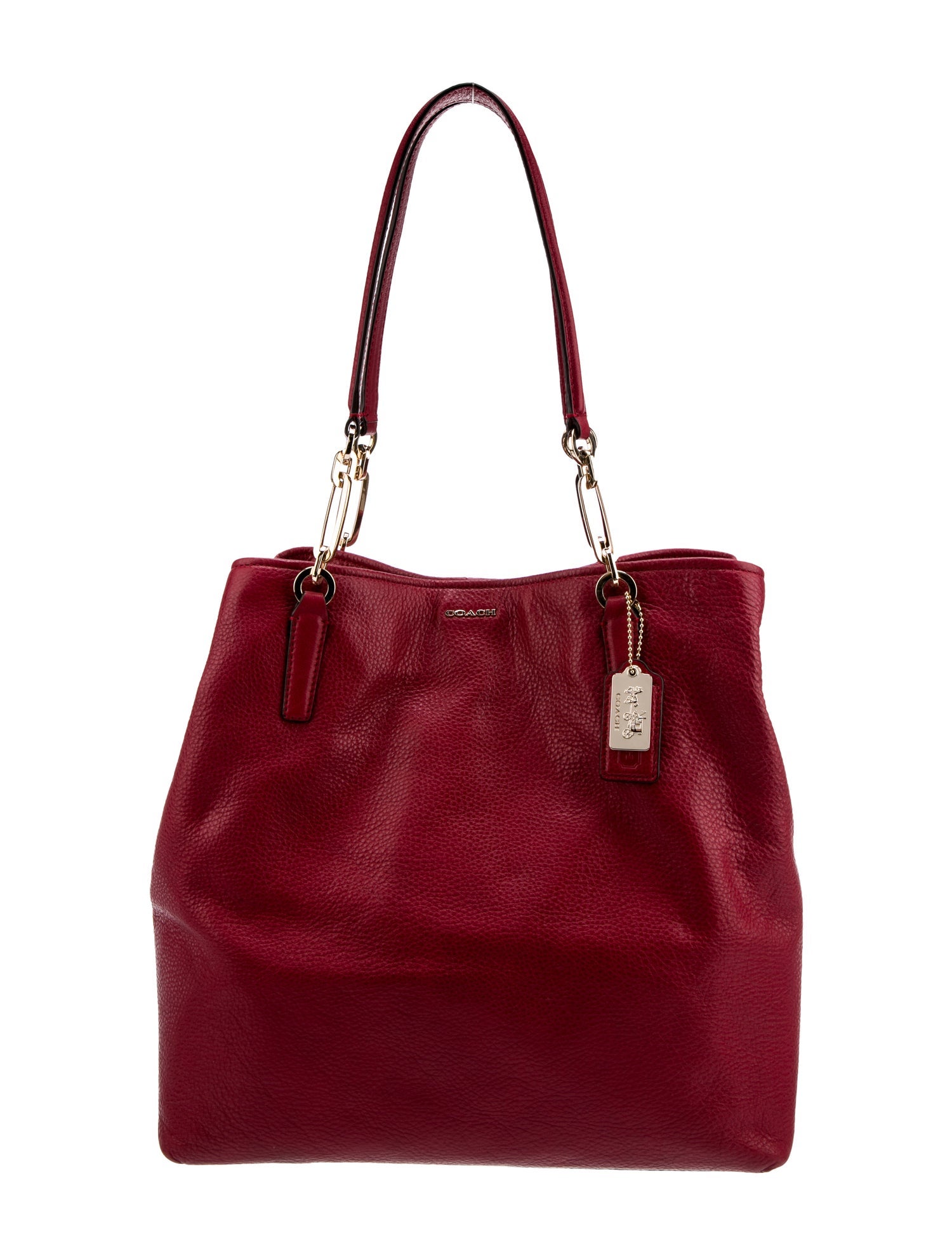 Coach Large Leather Tote Red Totes, Handbags CCH43809 The RealReal