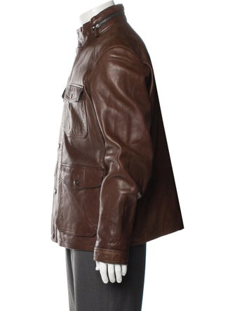 Coach Leather Utility Jacket