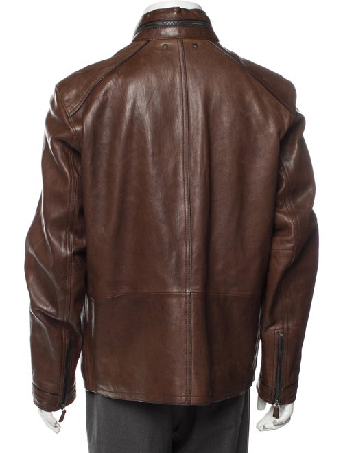 Coach Leather Utility Jacket