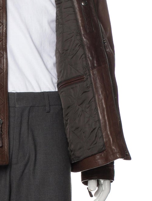 Coach Leather Utility Jacket