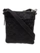 Coach Leather trim Canvas Crossbody Bag