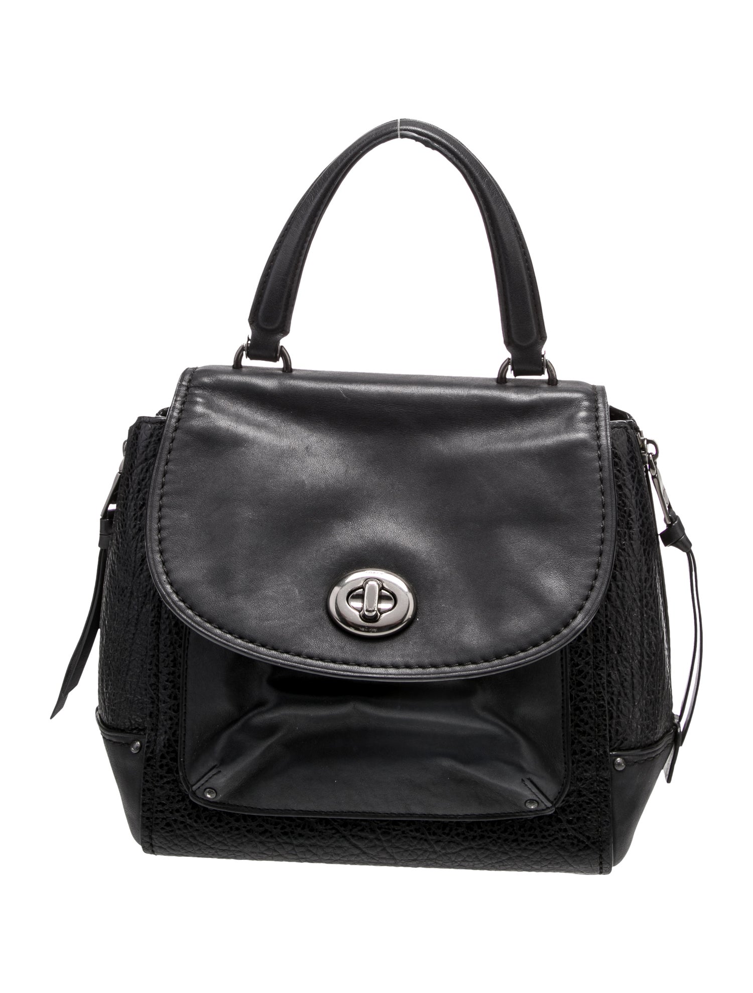 Coach Leather Backpack