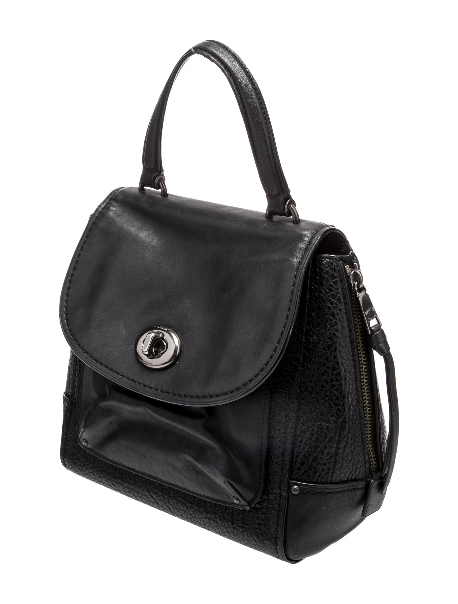 Coach Leather Backpack