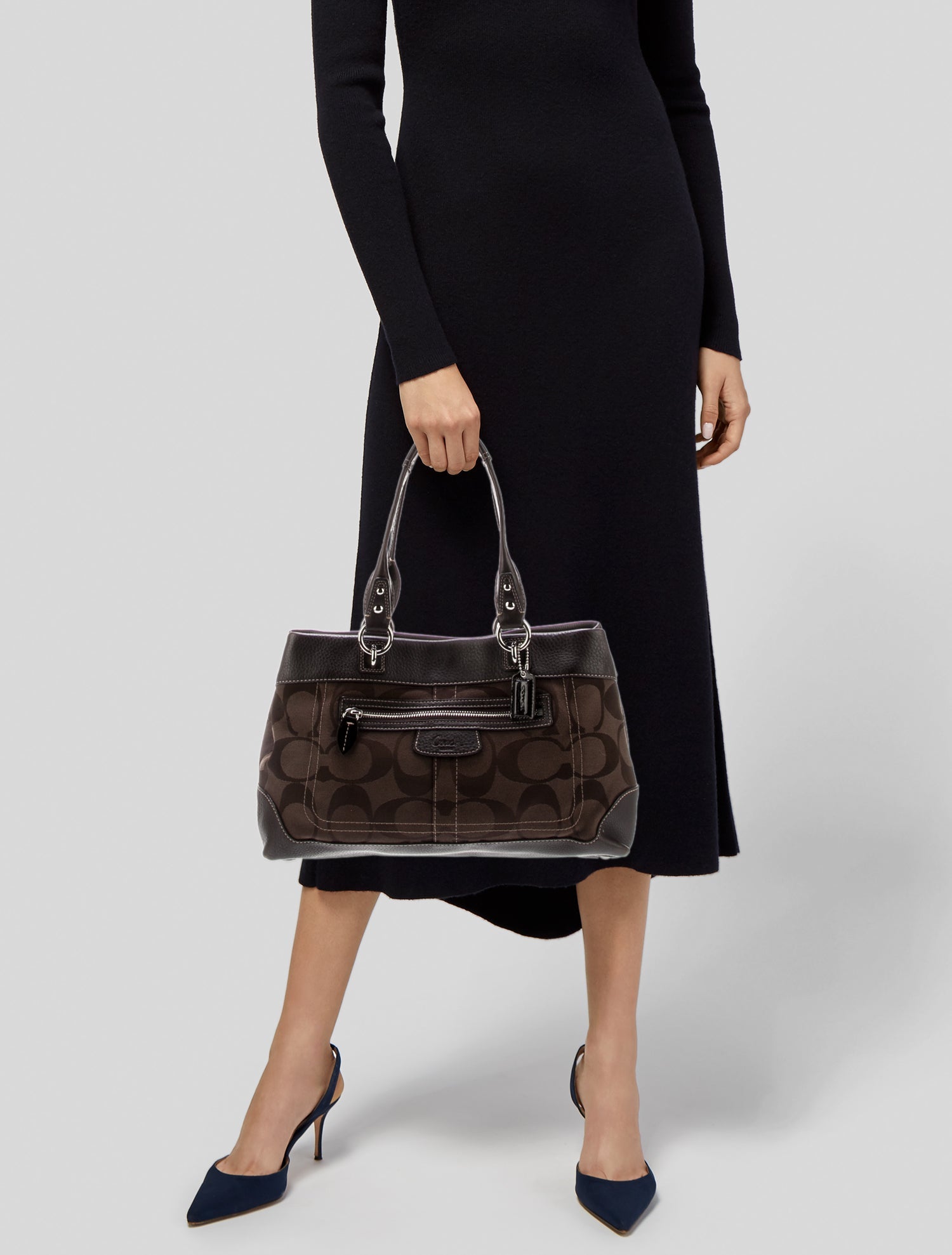 Coach Canvas Shoulder Bag