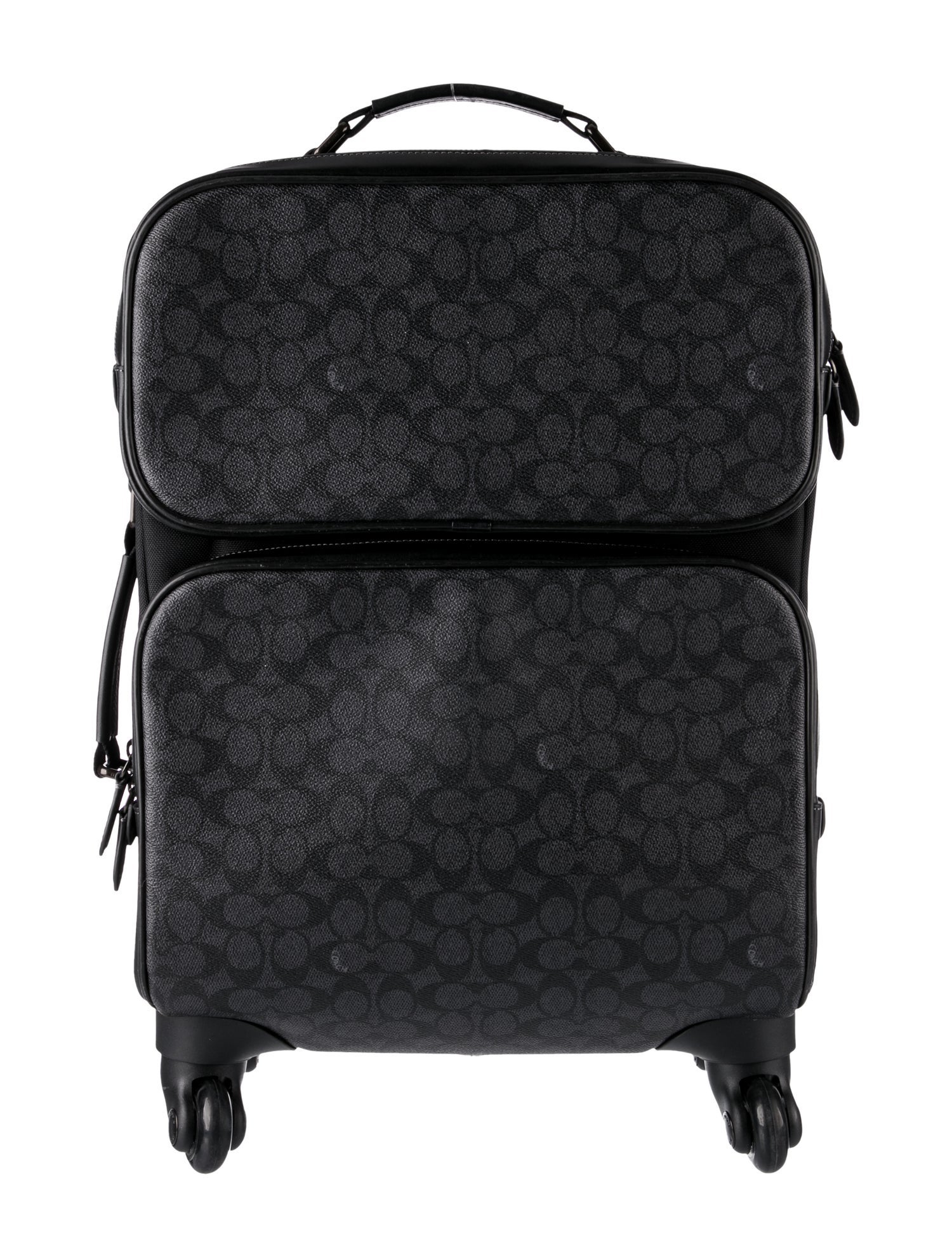 Coach Wheeled Carry On In Signature Canvas