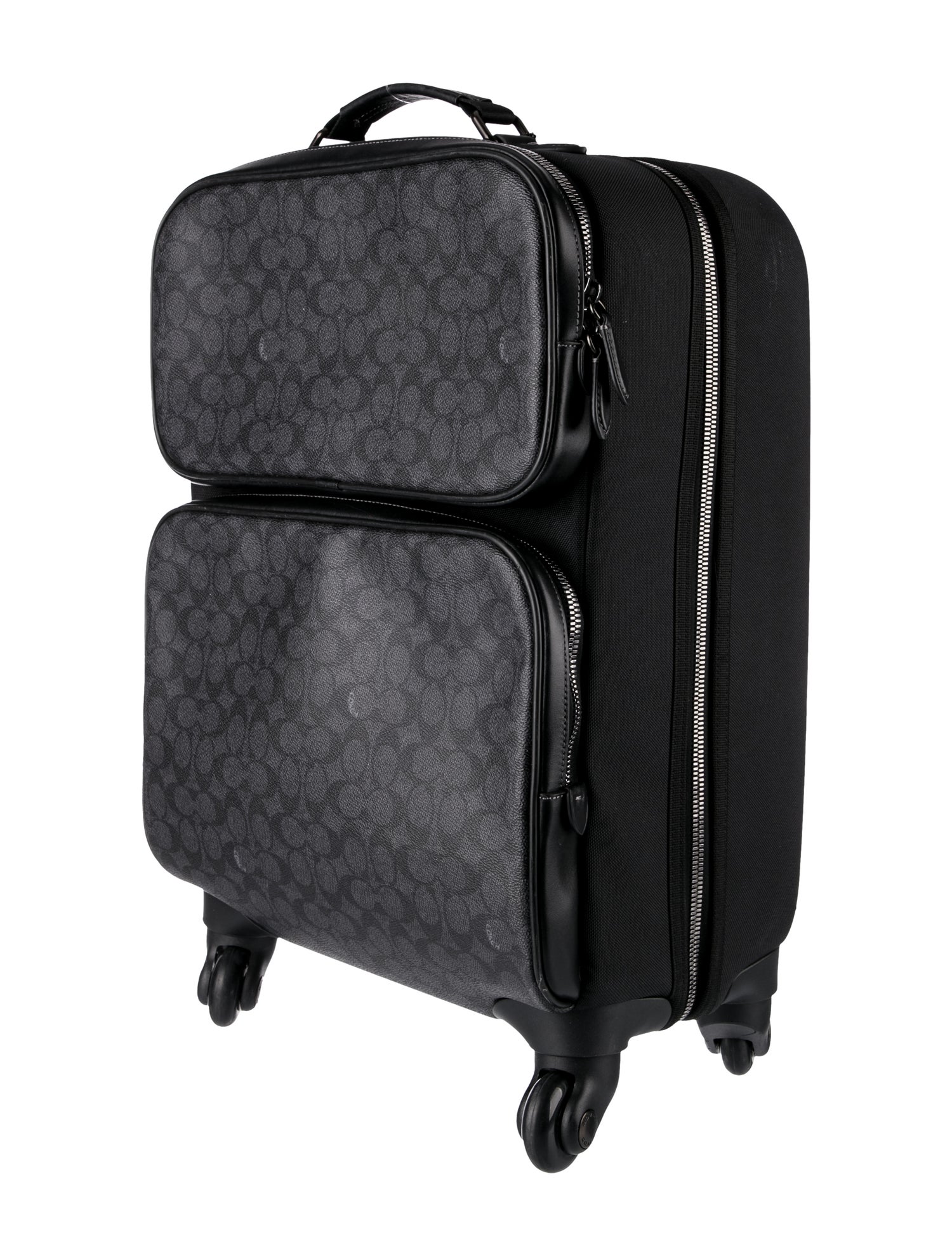 Coach Wheeled Carry On In Signature Canvas