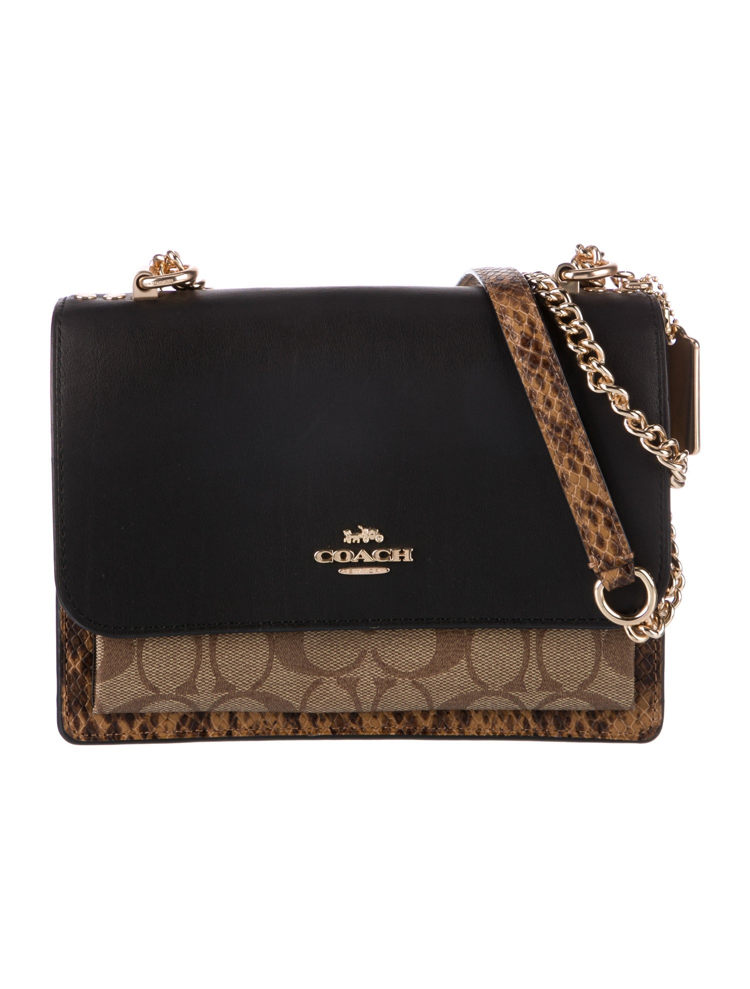 Coach Leather Shoulder Bag Black Crossbody Bags, Handbags CCH57884