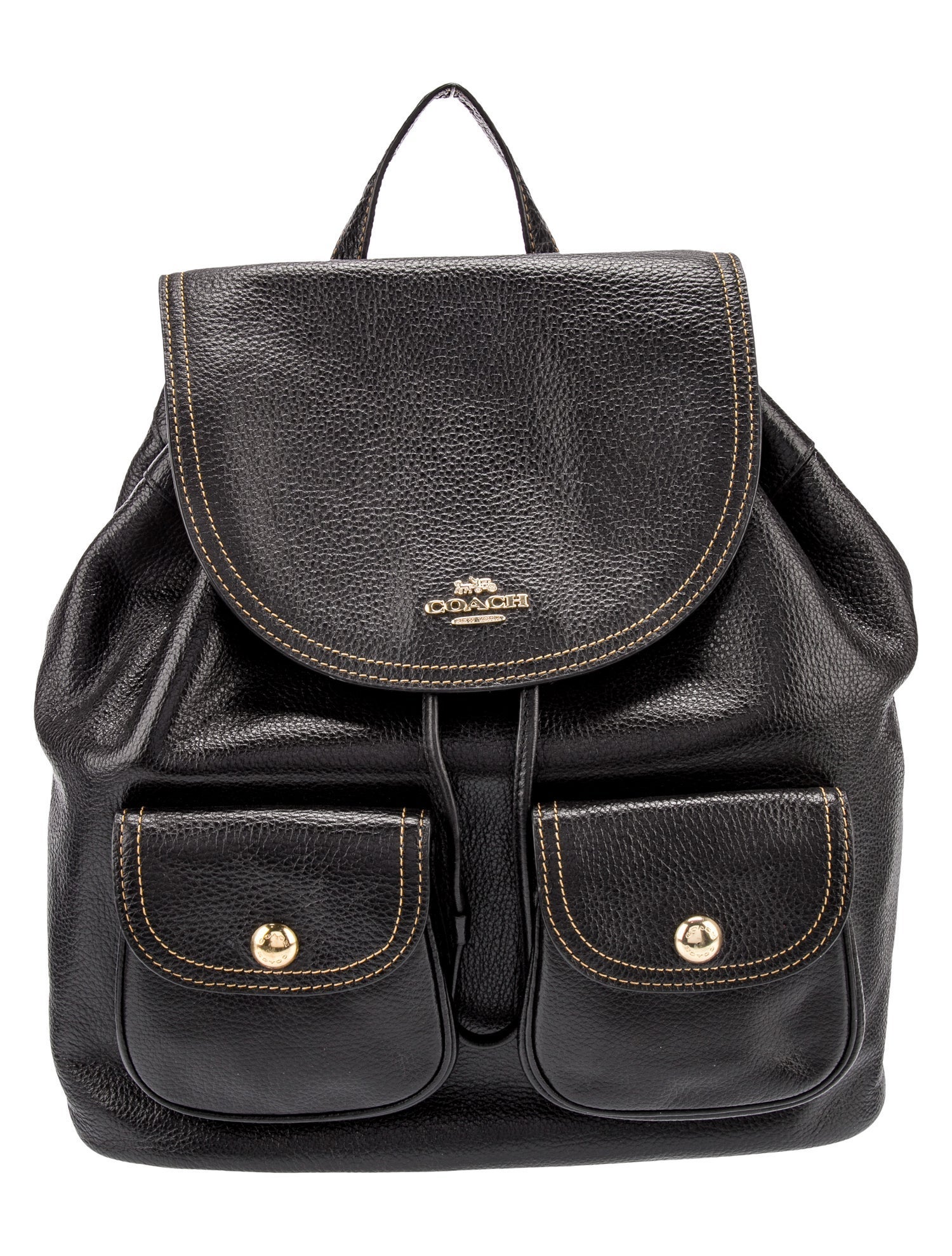 Coach Leather Backpack Black Backpacks, Handbags CCH60159 The