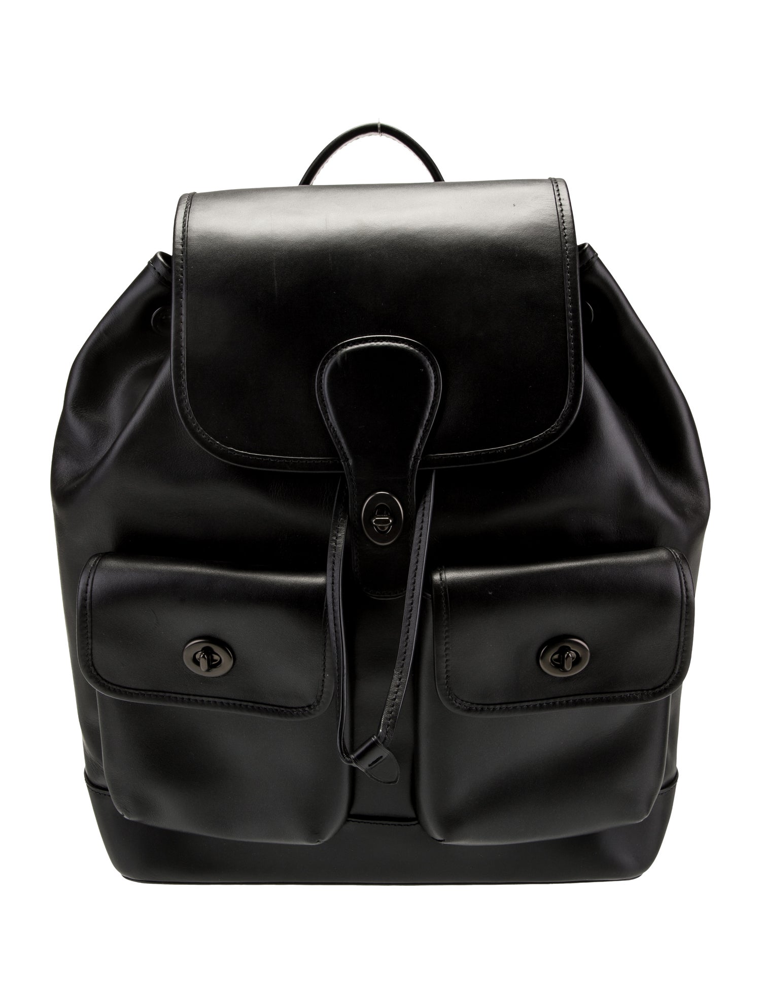 Coach Leather Backpack