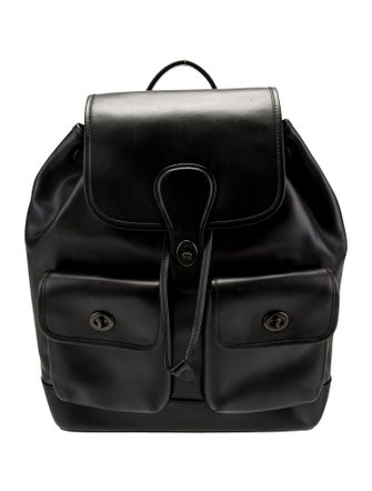 Coach Leather Backpack