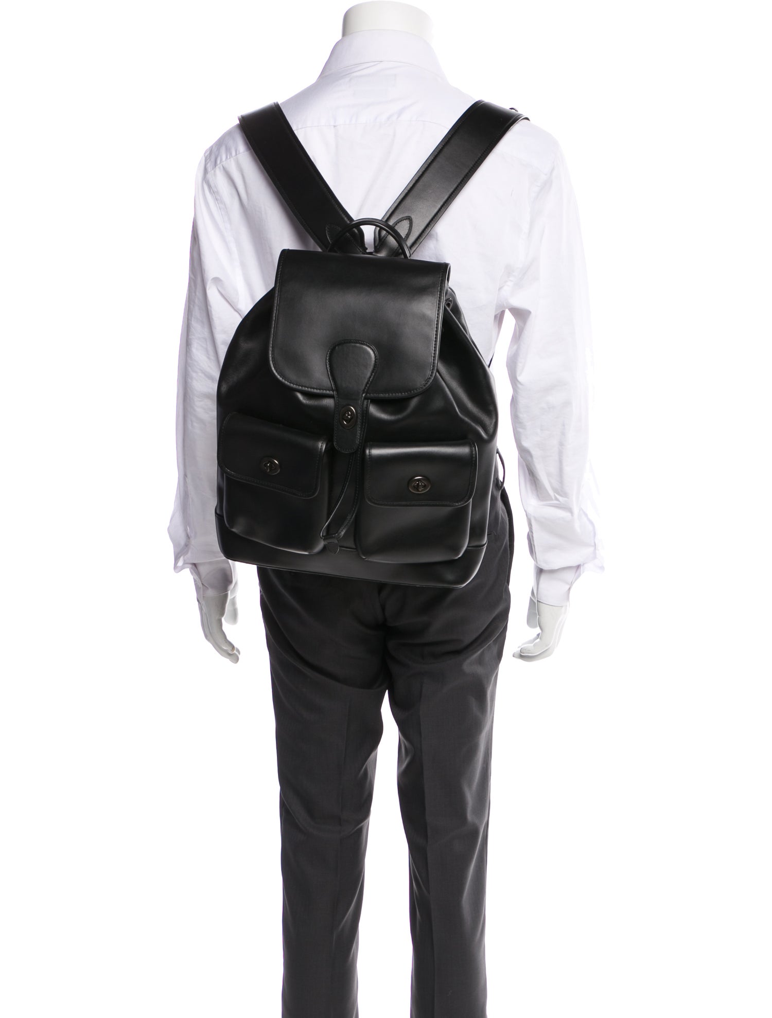 Coach Leather Backpack
