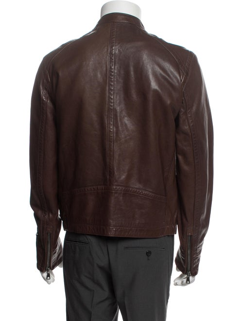 Coach Leather Moto Jacket