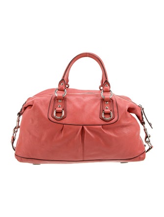Coach Leather Top Handle Bag