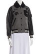 Coach Wool Colorblock Pattern Jacket