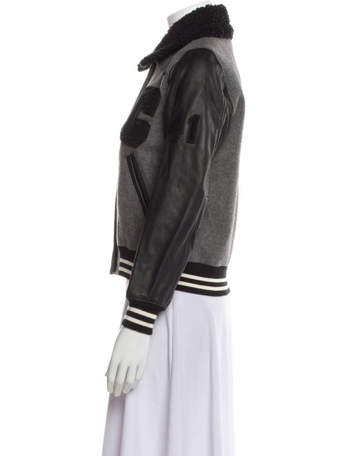 Coach Wool Colorblock Pattern Jacket