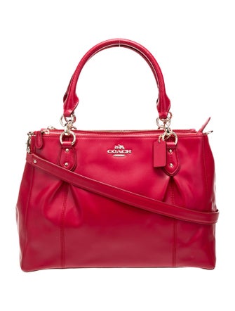 Coach Leather Top Handle Bag