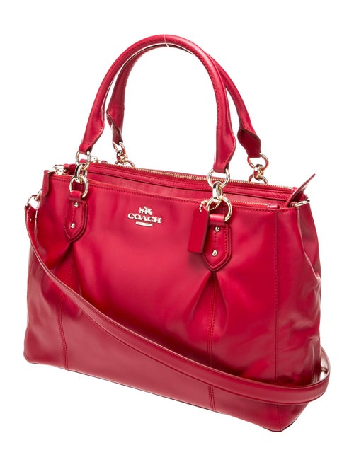Coach Leather Top Handle Bag