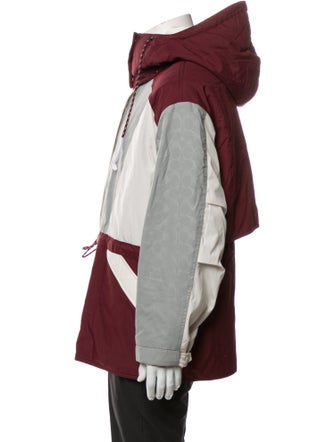 Coach Colorblock Pattern Parka