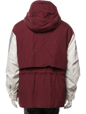 Coach Colorblock Pattern Parka