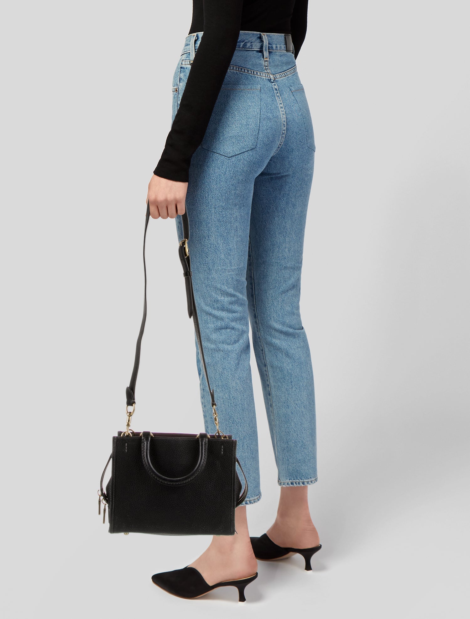 Coach Leather Top Handle Bag