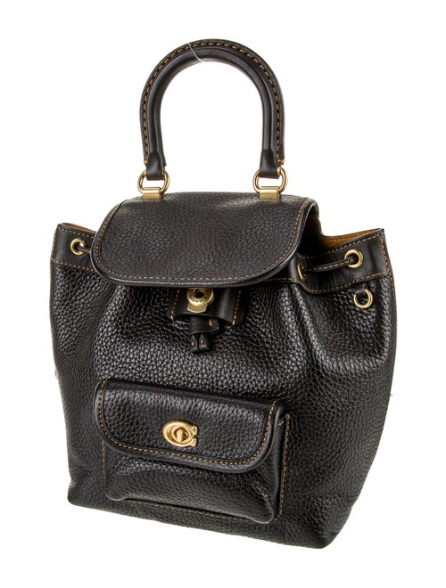 Coach Leather Top Handle Bag