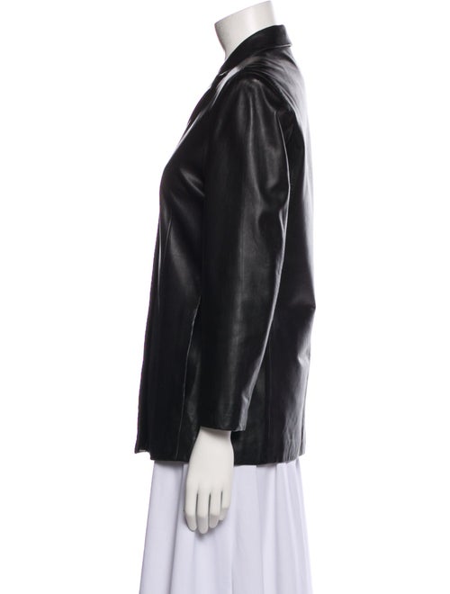 Coach Leather Blazer