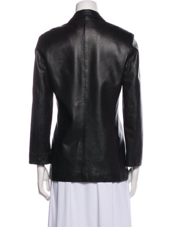 Coach Leather Blazer