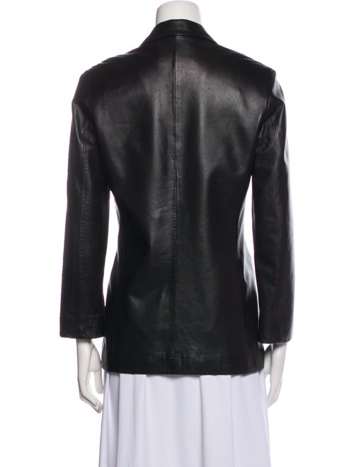 Coach Leather Blazer