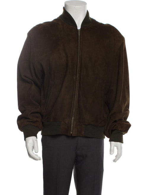 Coach Leather Bomber Jacket