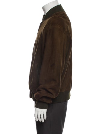 Coach Leather Bomber Jacket