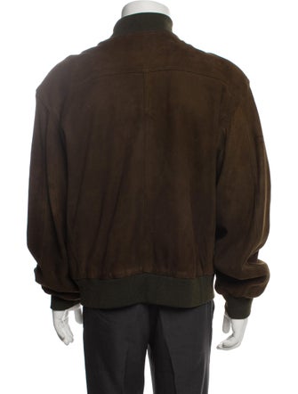 Coach Leather Bomber Jacket