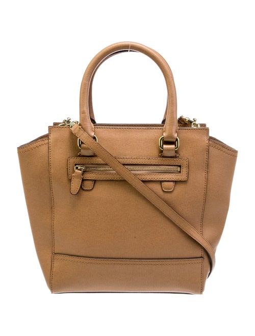 Coach Leather Top Handle Bag
