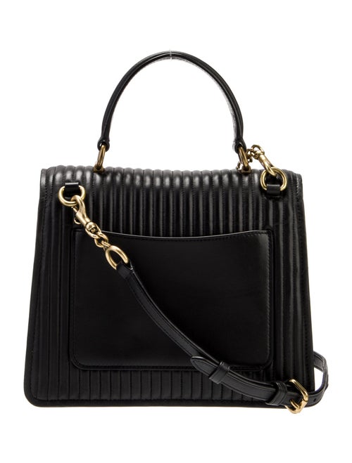 Coach Leather Top Handle Bag