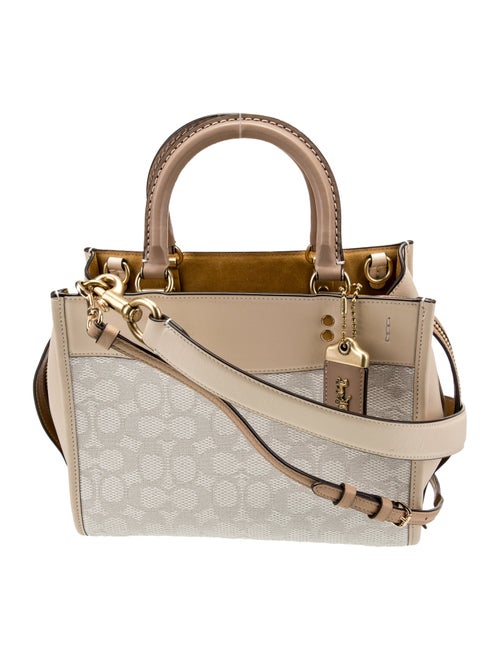 Coach Canvas Top Handle Bag