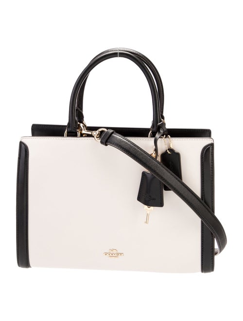 Coach Leather Top Handle Bag