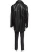 Coach Leather Overcoat
