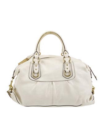 Coach Leather Top Handle Bag