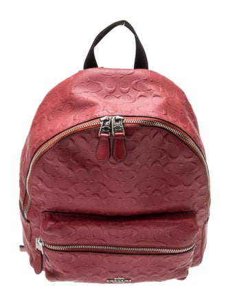 Coach Leather Backpack